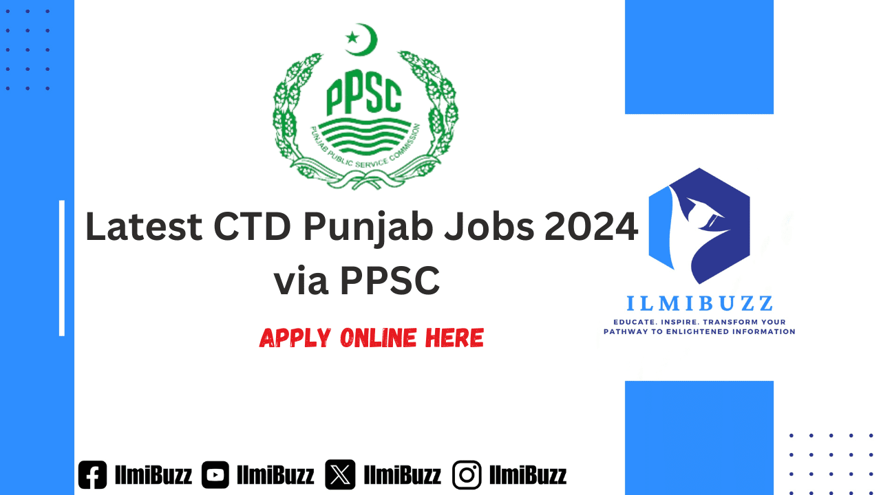 Latest CTD Punjab Jobs 2024